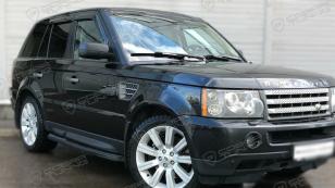 Дефлекторы окон (ветровики) Land Rover Range Rover Sport I 2005-2012 (Лэнд Ровер Рэнд Ровер Спорт) Кобра Тюнинг